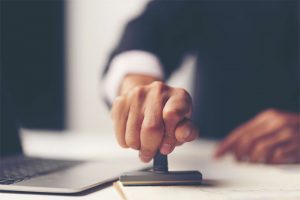 Approvazione di una pratica
